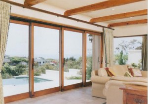 hanging wheel sliding door system