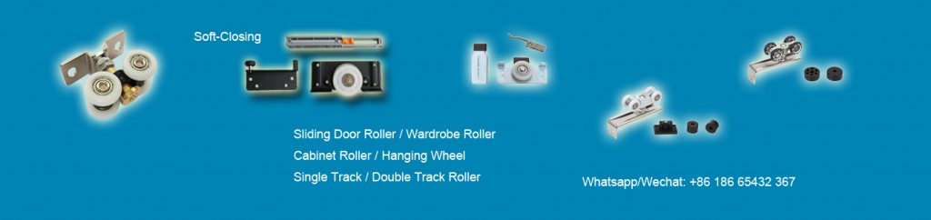 Wardrobe double track roller