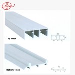 Aluminum track for sliding door