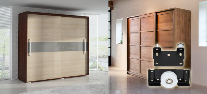 Wardrobe Sliding Wooden Door-2